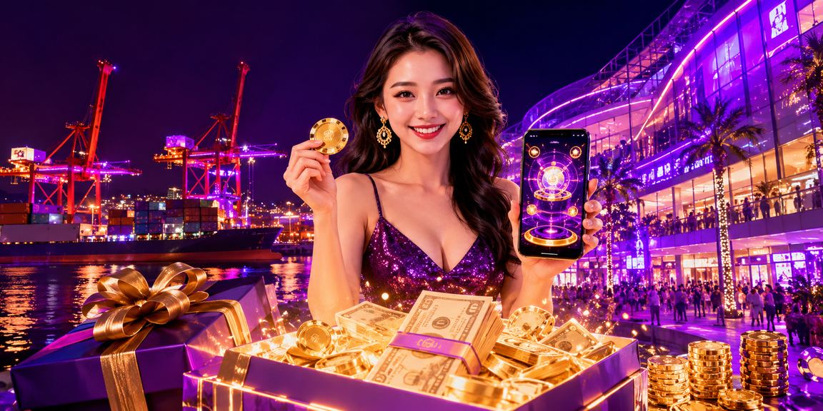 Người chơi tại Hải Phòng trải nghiệm casino trực tuyến trên điện thoại với ánh đèn neon rực rỡ